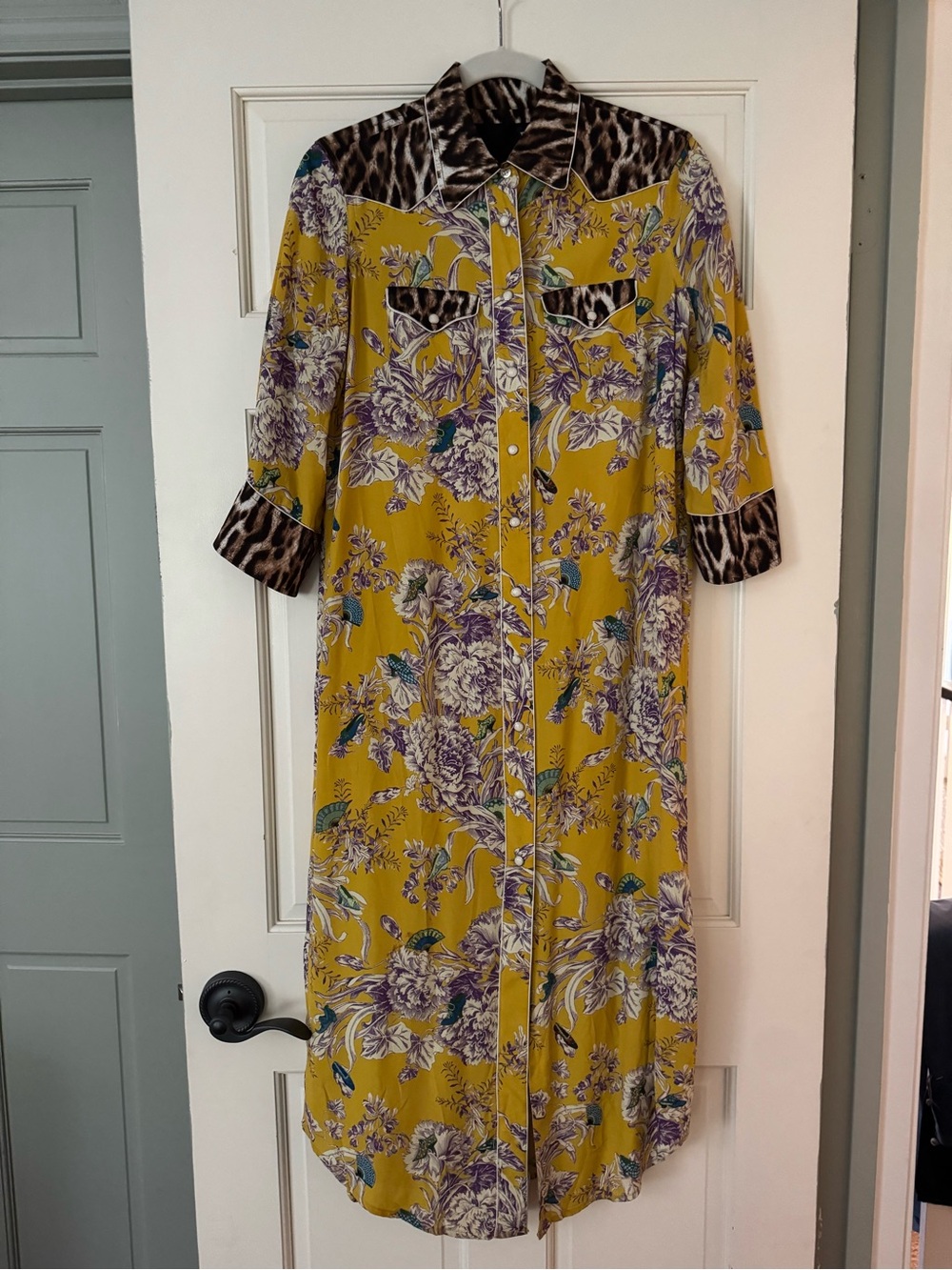 R13 Cowboy Combo Dress